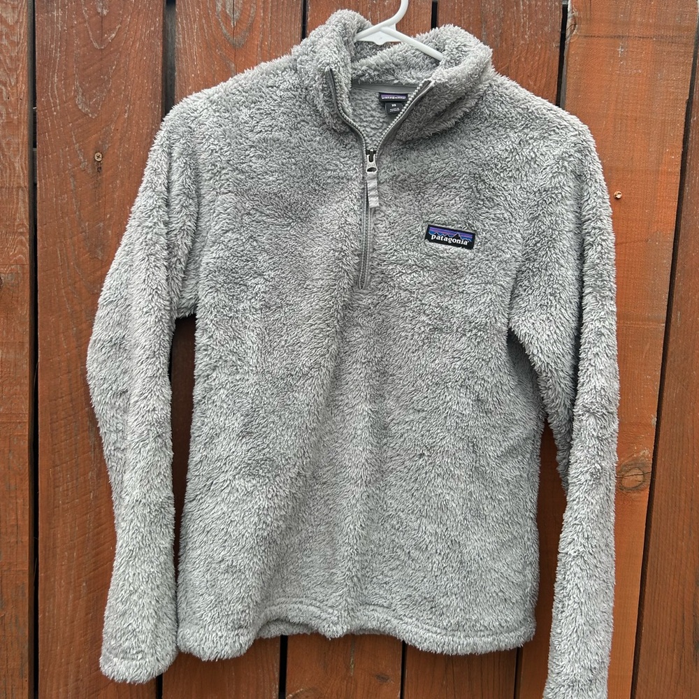 Patagonia Gray Fleece Pullover Los gatos